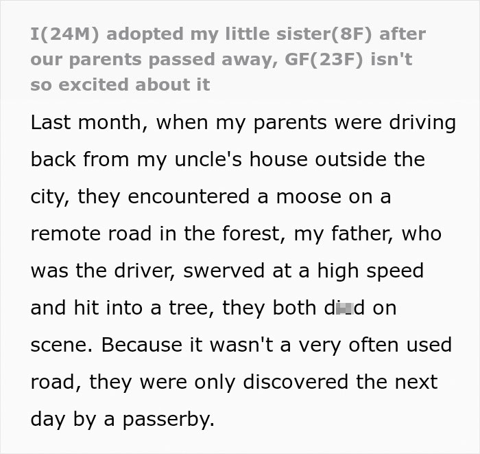 Woman Demands Boyfriend Choose Between Her And His Abandoned Sister: “Isn’t Ready To Become A Mother”