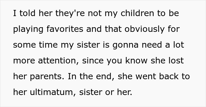 Woman Demands Boyfriend Choose Between Her And His Abandoned Sister: “Isn’t Ready To Become A Mother”