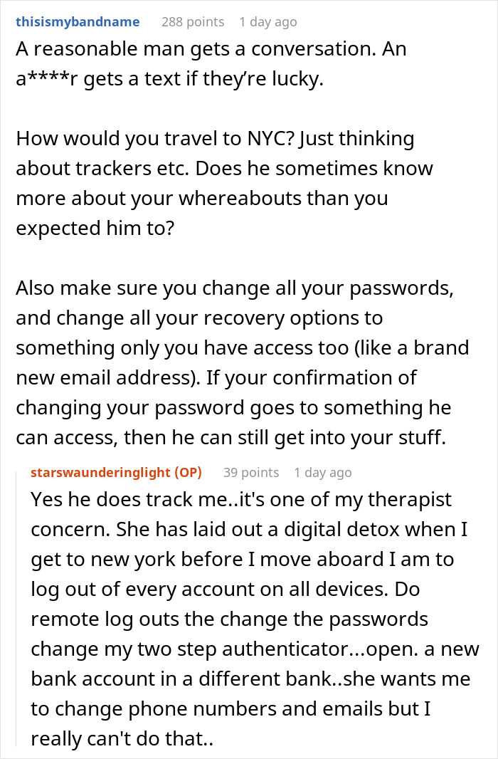 Woman Fakes Work Trip To Escape Volatile Boyfriend, Asks If That Makes Her A Coward