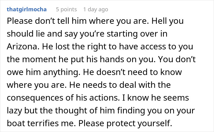 Woman Fakes Work Trip To Escape Volatile Boyfriend, Asks If That Makes Her A Coward