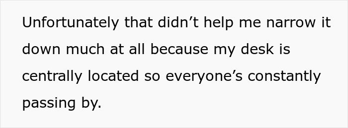 HR Refuses To Get Involved With Lunch Thief Issue Until Man Cleverly Uses HR Person’s Food As Bait