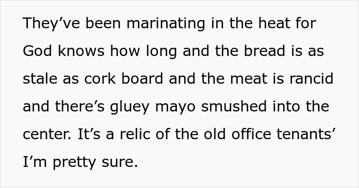 HR Refuses To Get Involved With Lunch Thief Issue Until Man Cleverly Uses HR Person’s Food As Bait
