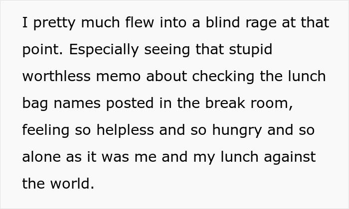HR Refuses To Get Involved With Lunch Thief Issue Until Man Cleverly Uses HR Person’s Food As Bait