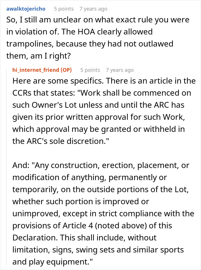 HOA Demands Dad Remove Trampoline, So He Runs For The Board And Fires Them All Instead