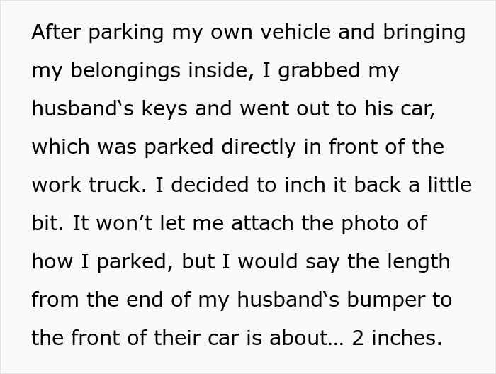 Woman’s Parking Spot Gets Nicked By Entitled Guests, She Traps Their Car And Enjoys The Show