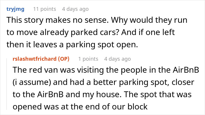 Woman’s Parking Spot Gets Nicked By Entitled Guests, She Traps Their Car And Enjoys The Show