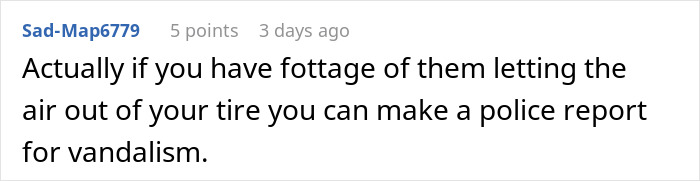 Woman’s Parking Spot Gets Nicked By Entitled Guests, She Traps Their Car And Enjoys The Show