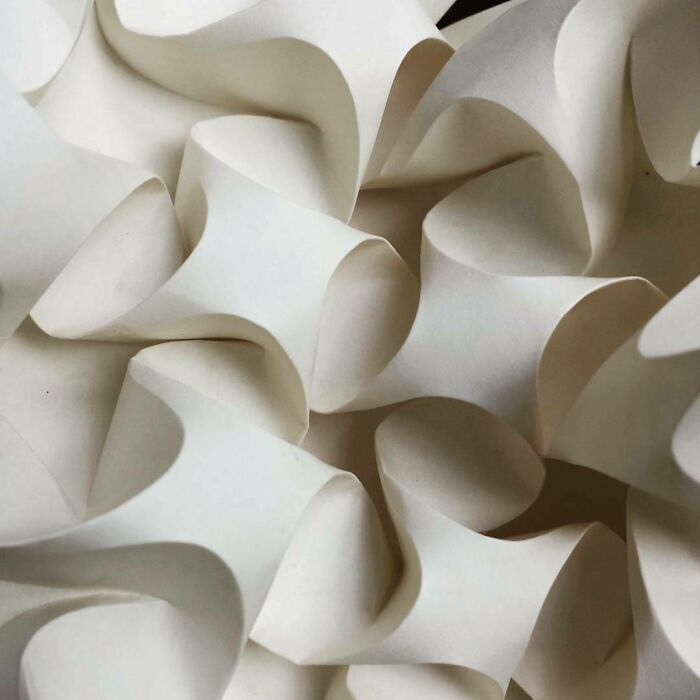 This Artist Transforms A Single Sheet Of Paper Into Mesmerizing Geometric Sculptures (40 Pics)