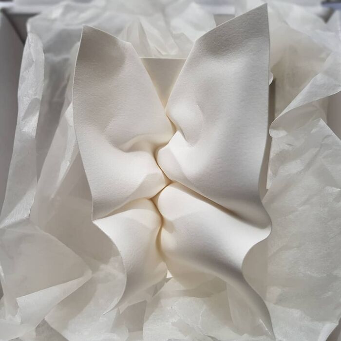 This Artist Transforms A Single Sheet Of Paper Into Mesmerizing Geometric Sculptures (40 Pics)