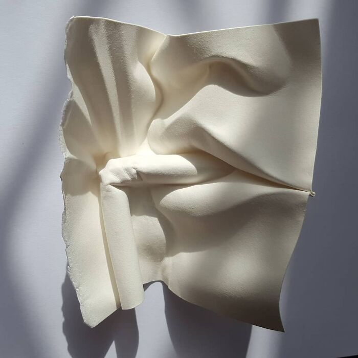 This Artist Transforms A Single Sheet Of Paper Into Mesmerizing Geometric Sculptures (40 Pics)