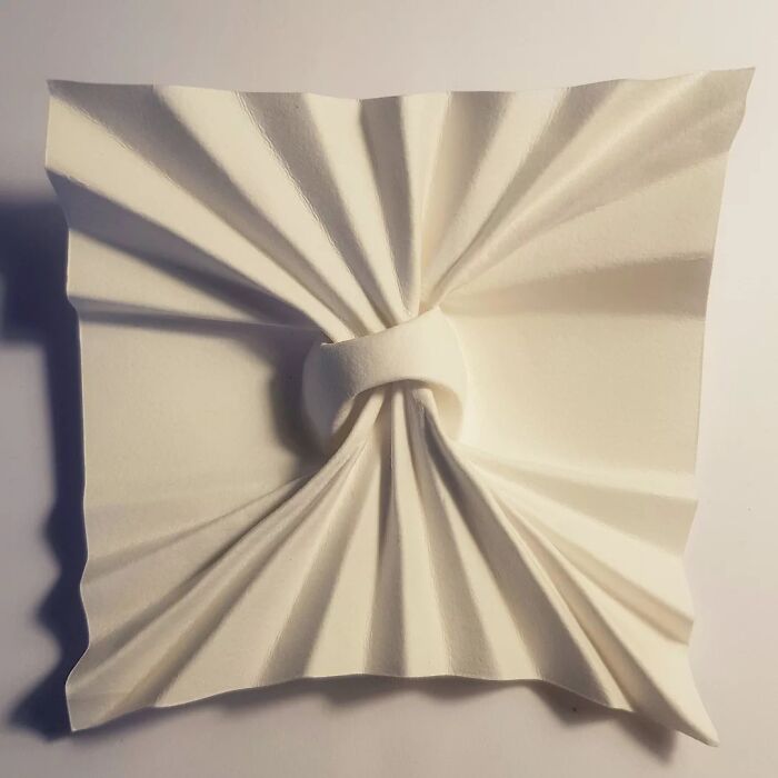 This Artist Transforms A Single Sheet Of Paper Into Mesmerizing Geometric Sculptures (40 Pics)