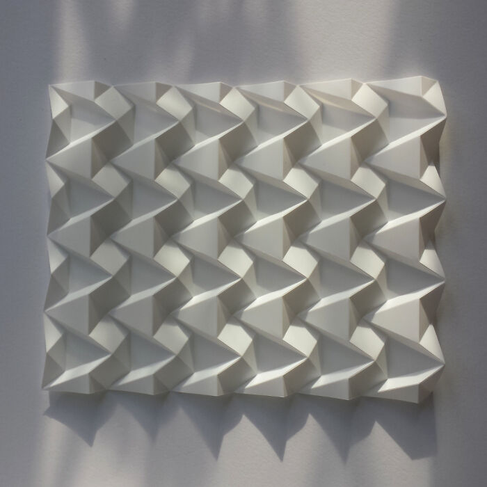 This Artist Transforms A Single Sheet Of Paper Into Mesmerizing Geometric Sculptures (40 Pics)