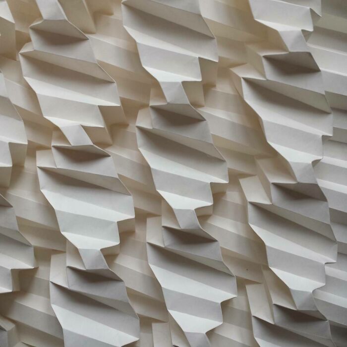 This Artist Transforms A Single Sheet Of Paper Into Mesmerizing Geometric Sculptures (40 Pics)