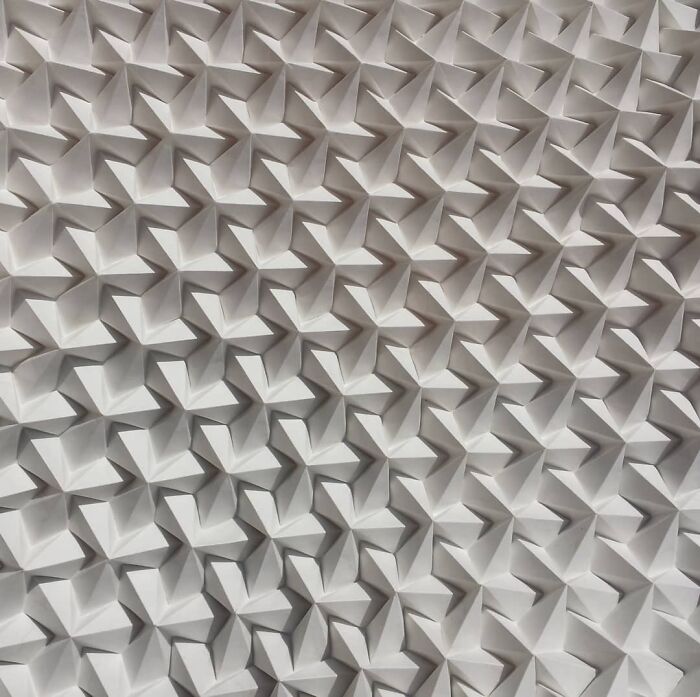 This Artist Transforms A Single Sheet Of Paper Into Mesmerizing Geometric Sculptures (40 Pics)