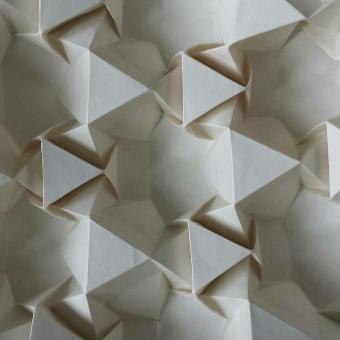 This Artist Transforms A Single Sheet Of Paper Into Mesmerizing Geometric Sculptures (40 Pics)