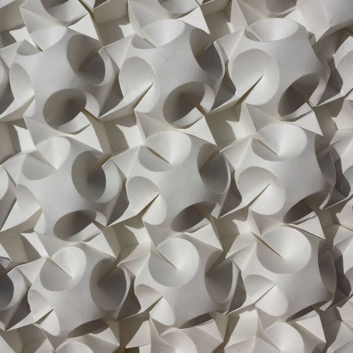 This Artist Transforms A Single Sheet Of Paper Into Mesmerizing Geometric Sculptures (40 Pics)