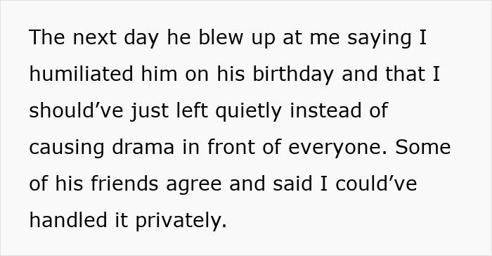 GF Funds BF’s Big B-Day Bash, He Repays Her By Flirting With Another Woman And Asking Her To Leave