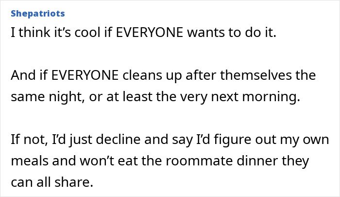 Four Roommates Develop Brilliant System To Save Money On Groceries