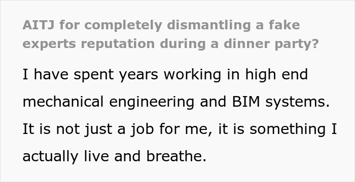 Man Plays Expert At Dinner Party, Calls Real Expert “Sweetie” When She Questions Him, Gets Destroyed