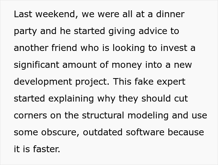 Man Plays Expert At Dinner Party, Calls Real Expert “Sweetie” When She Questions Him, Gets Destroyed