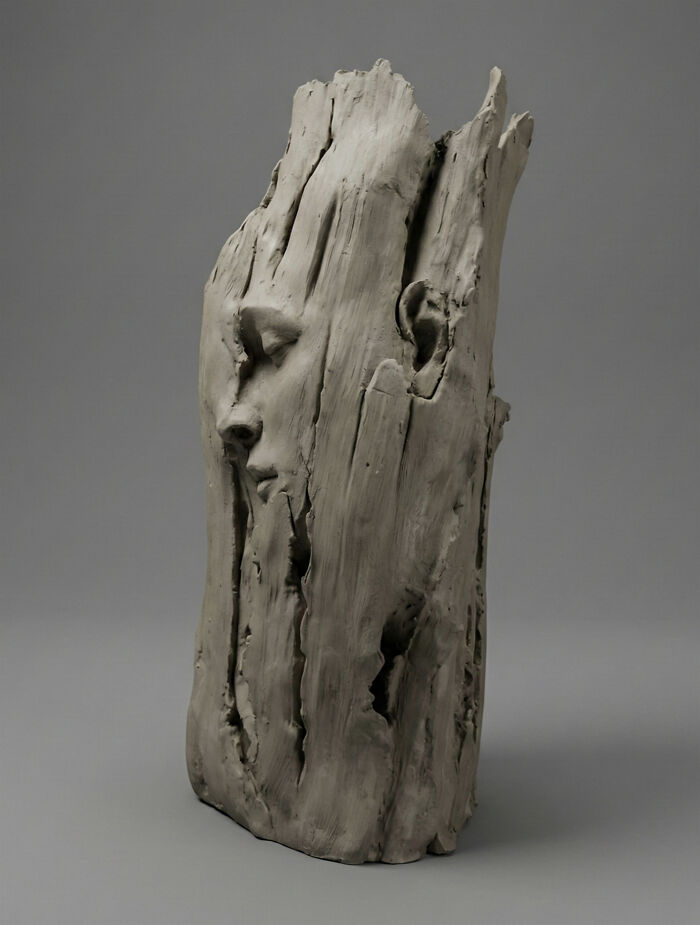 Artist Paola Grizi Turns Bronze And Clay Into Stunning Sculptures Of Hidden Faces (25 Pics)