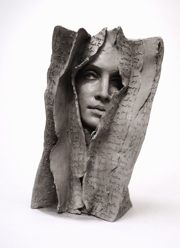 Artist Paola Grizi Turns Bronze And Clay Into Stunning Sculptures Of Hidden Faces (25 Pics)