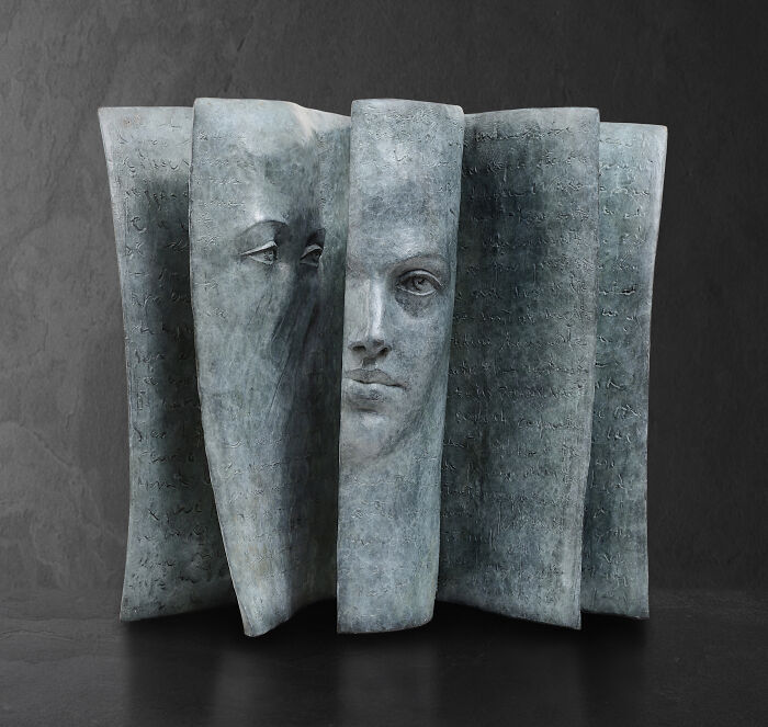 Artist Paola Grizi Turns Bronze And Clay Into Stunning Sculptures Of Hidden Faces (25 Pics)