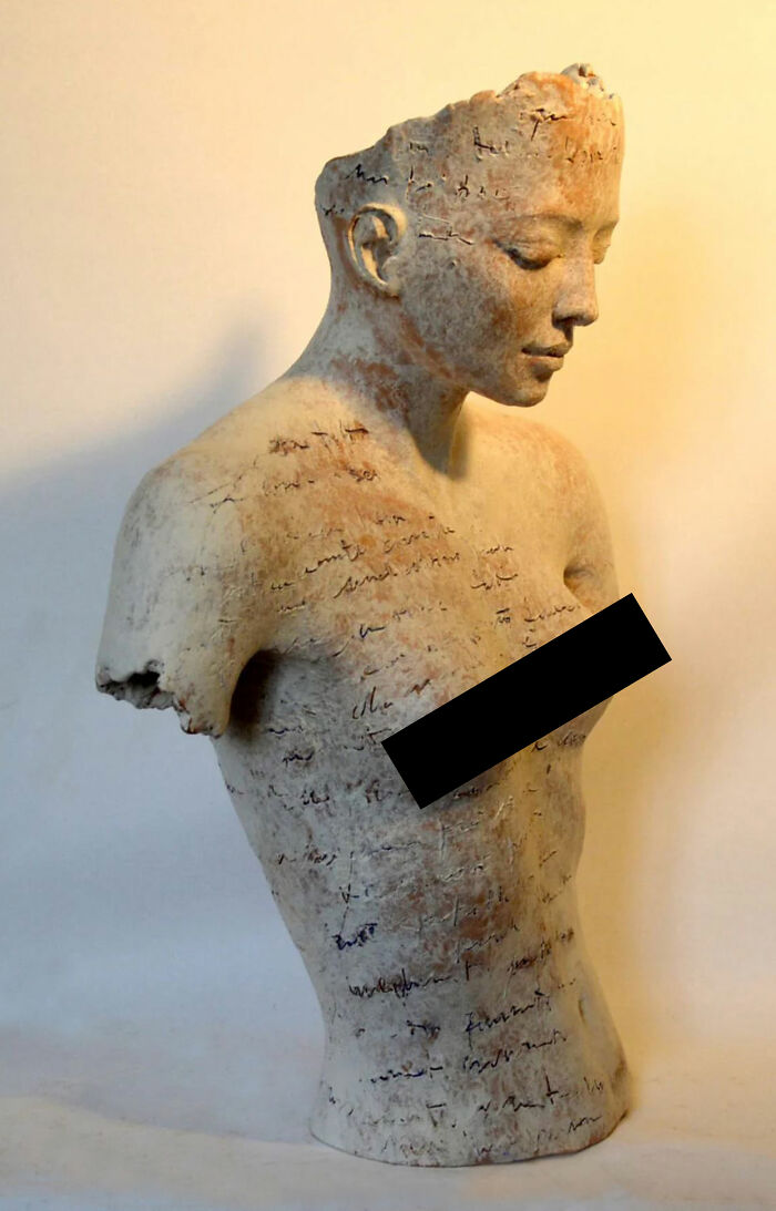 Artist Paola Grizi Turns Bronze And Clay Into Stunning Sculptures Of Hidden Faces (25 Pics)