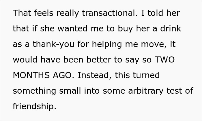 Woman Keeps Testing Friend To Remind Her To Show &lsquo;Appreciation,&rsquo; Shocked That She Left Her Hanging