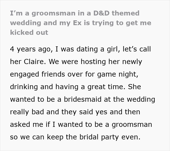 Ex-Girlfriend Cheats On Guy, Then Demands He Gets Removed From His Friend’s Wedding