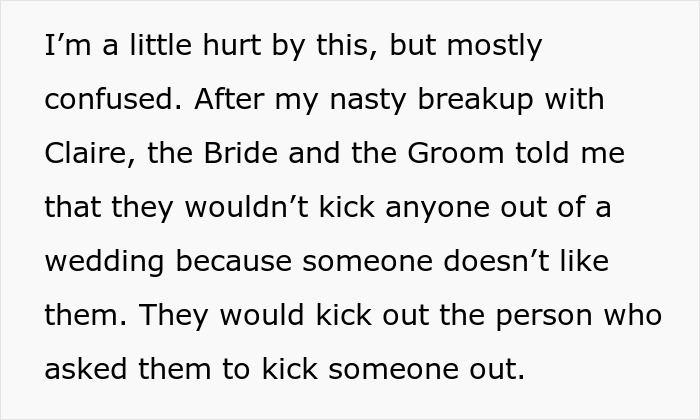 Ex-Girlfriend Cheats On Guy, Then Demands He Gets Removed From His Friend’s Wedding