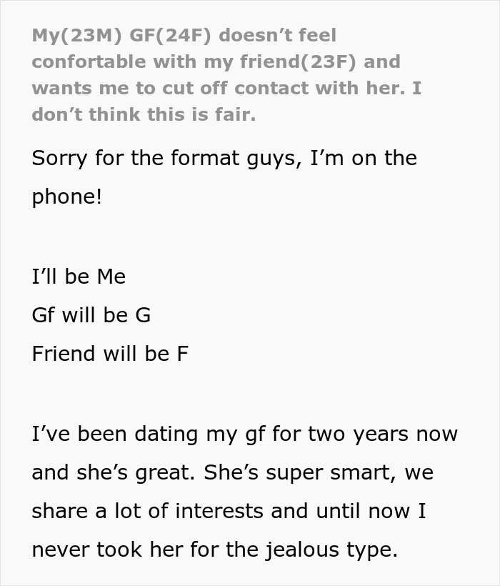 Woman Breaks Up With BF After She Sees How Close His Female Friend Is To His Family