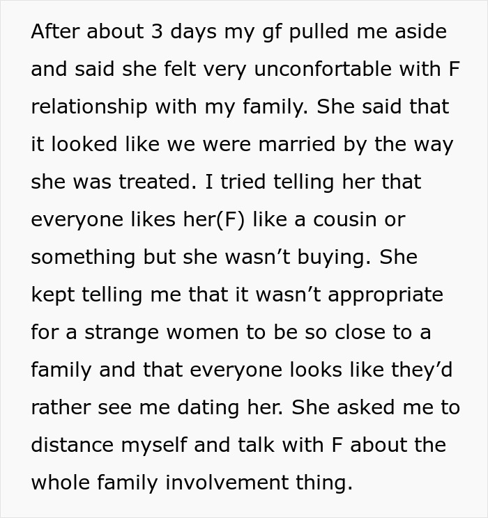 Woman Breaks Up With BF After She Sees How Close His Female Friend Is To His Family