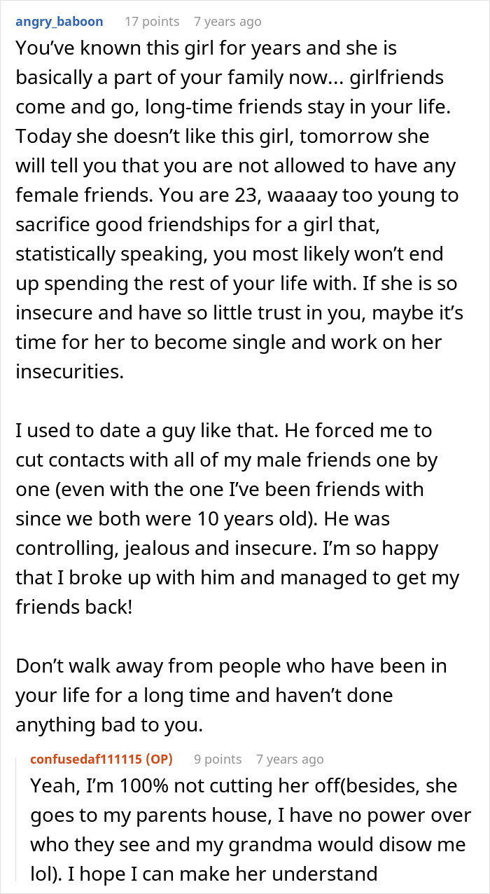 Woman Breaks Up With BF After She Sees How Close His Female Friend Is To His Family