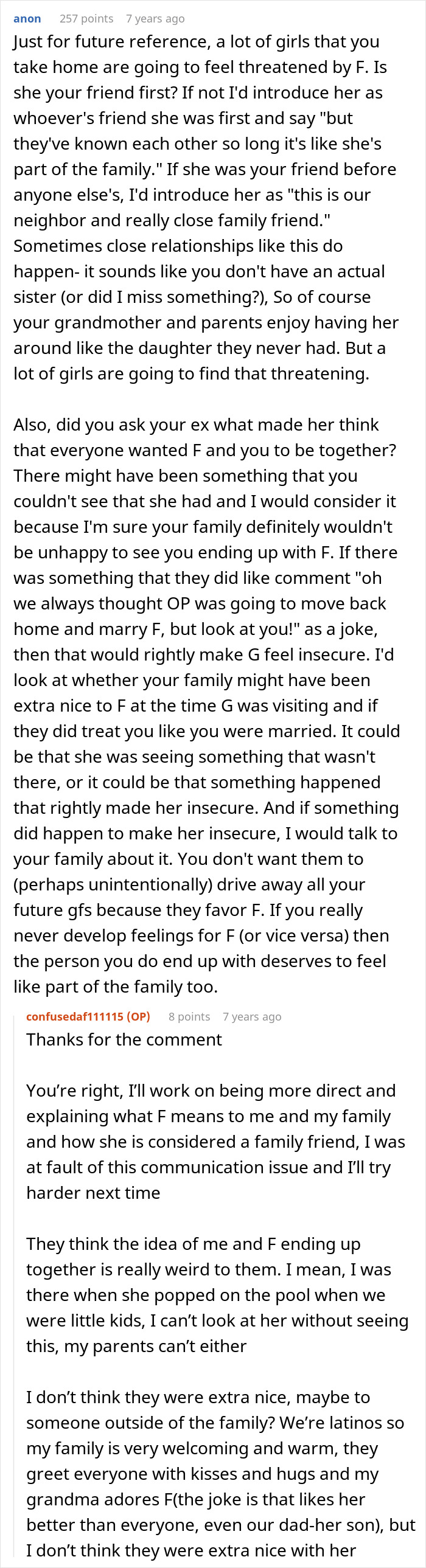 Woman Breaks Up With BF After She Sees How Close His Female Friend Is To His Family