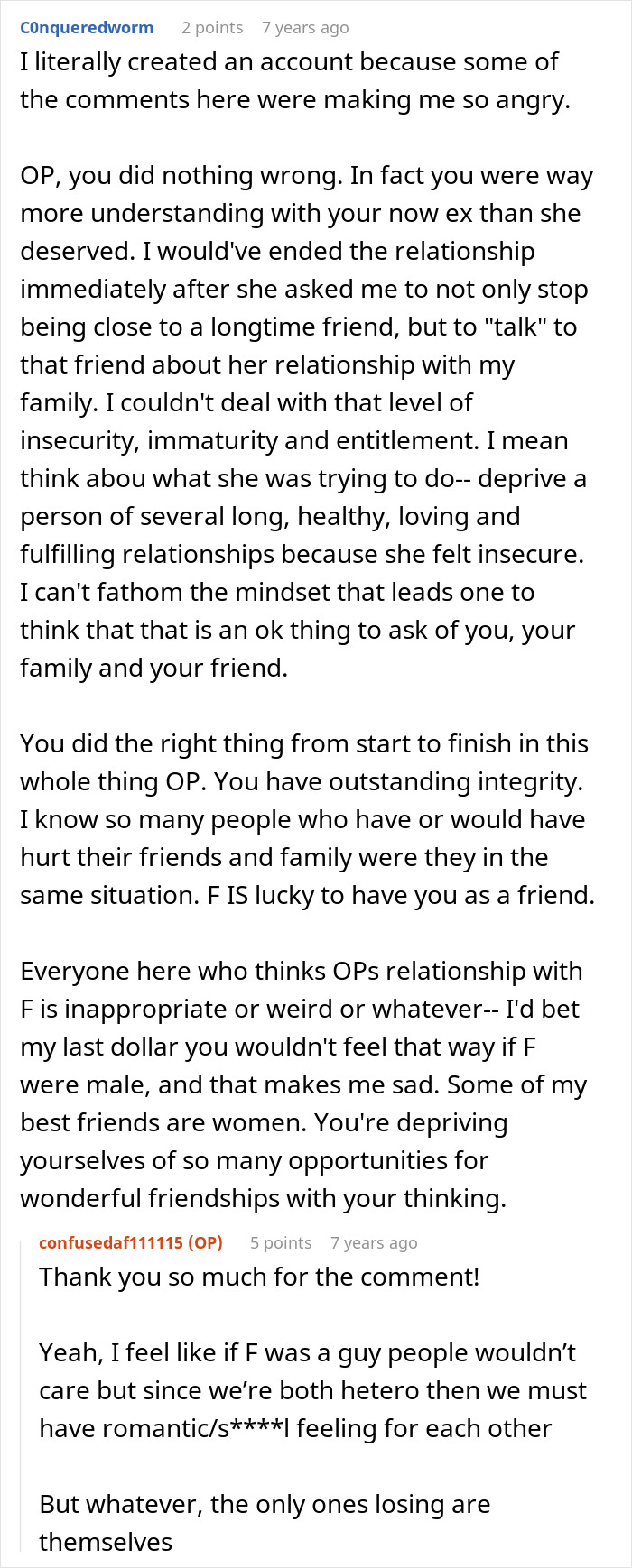 Woman Breaks Up With BF After She Sees How Close His Female Friend Is To His Family