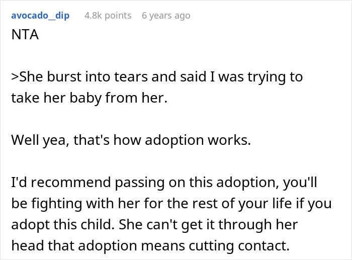 Woman Wants Her Baby To Be Adopted By Her Brother, Furious After SIL Says She’s Going To Be The Only Mom