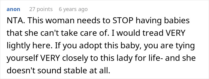 Woman Wants Her Baby To Be Adopted By Her Brother, Furious After SIL Says She’s Going To Be The Only Mom