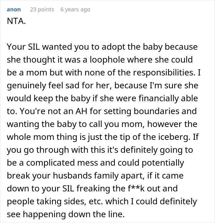 Woman Wants Her Baby To Be Adopted By Her Brother, Furious After SIL Says She’s Going To Be The Only Mom