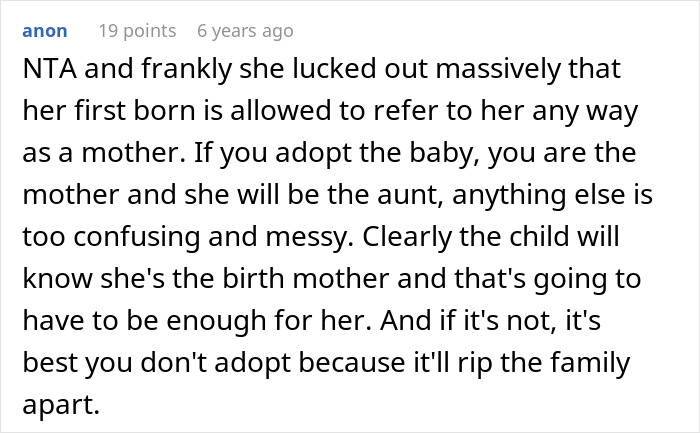 Woman Wants Her Baby To Be Adopted By Her Brother, Furious After SIL Says She’s Going To Be The Only Mom