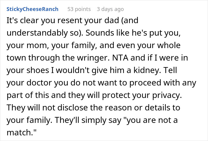 Man Refuses To Donate Kidney To 77-Year-Old Dad “To Keep Frankenstein‘s Monster Alive” Man Refuses To Donate Kidney To 77-Year-Old Dad “To Keep Frankenstein‘s Monster Alive”