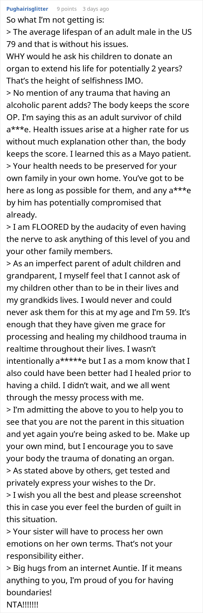 Man Refuses To Donate Kidney To 77-Year-Old Dad “To Keep Frankenstein‘s Monster Alive” Man Refuses To Donate Kidney To 77-Year-Old Dad “To Keep Frankenstein‘s Monster Alive”