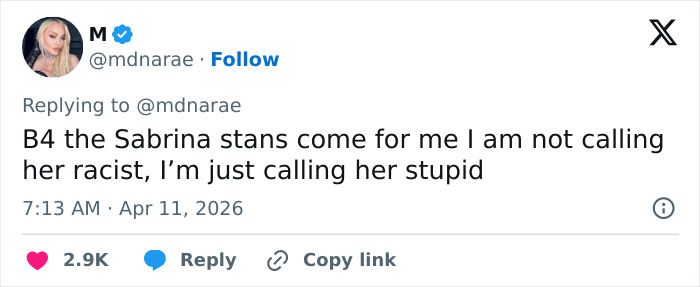 Sabrina Carpenter Sparks Backlash When She Dismisses Fan’s Arab Cheer Saying She Doesn’t Like It