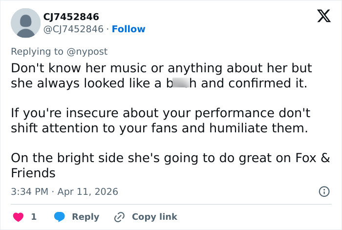 Sabrina Carpenter Sparks Backlash When She Dismisses Fan’s Arab Cheer Saying She Doesn’t Like It