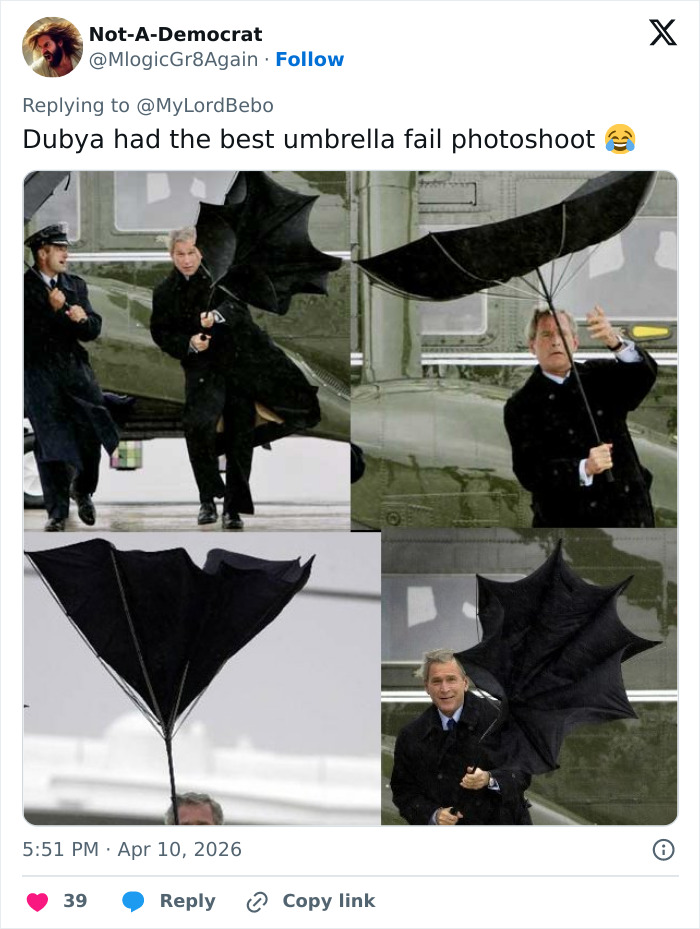 “Not A Presidential Skill”: Why Presidents Struggle With Closing Umbrellas