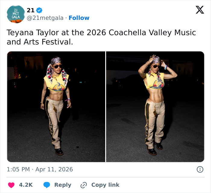 “Who In Schwarzenegger’s Name Is She?”: Teyana Taylor’s Coachella Abs Send Fans Into Frenzy “Who In Schwarzenegger’s Name Is She?”: Teyana Taylor’s Coachella Abs Send Fans Into Frenzy