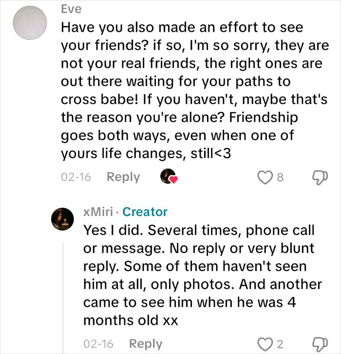 “The People You Hoped To Be Babysitters?”: Woman’s Complaint About Friend Support After Birth Backfires “The People You Hoped To Be Babysitters?”: Woman’s Complaint About Friend Support After Birth Backfires