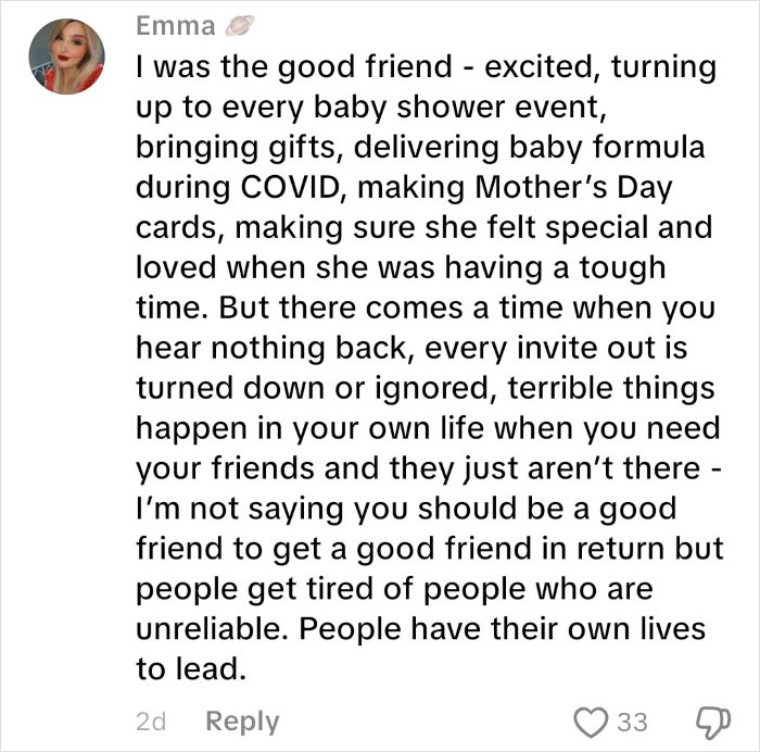 “The People You Hoped To Be Babysitters?”: Woman’s Complaint About Friend Support After Birth Backfires “The People You Hoped To Be Babysitters?”: Woman’s Complaint About Friend Support After Birth Backfires