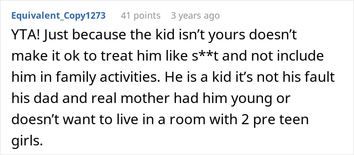 Woman Pays For Family Vacation, Decides Stepson Isn’t Going Because He Wouldn’t Enjoy It Woman Pays For Family Vacation, Decides Stepson Isn’t Going Because He Wouldn’t Enjoy It
