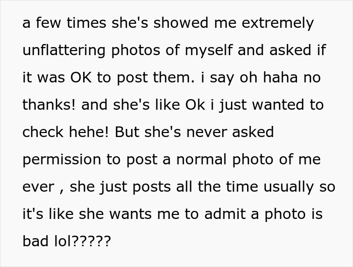 Woman Asks The Internet For Help Calling Out Her MIL’s “Unhinged Mean Girl Behavior” Woman Asks The Internet For Help Calling Out Her MIL’s “Unhinged Mean Girl Behavior”